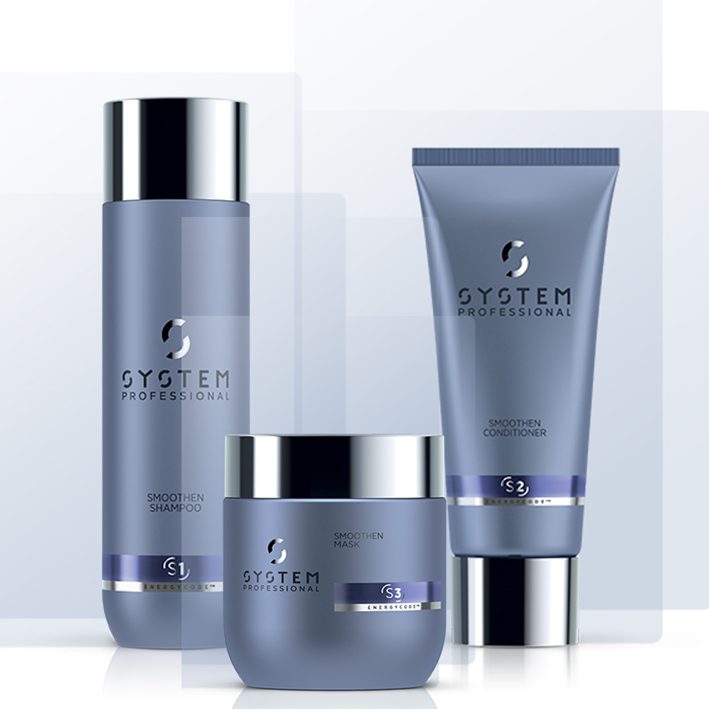 SYSTEM Smoothen Shampoo + Conditioner + Mask TRIO - Hairsale.se