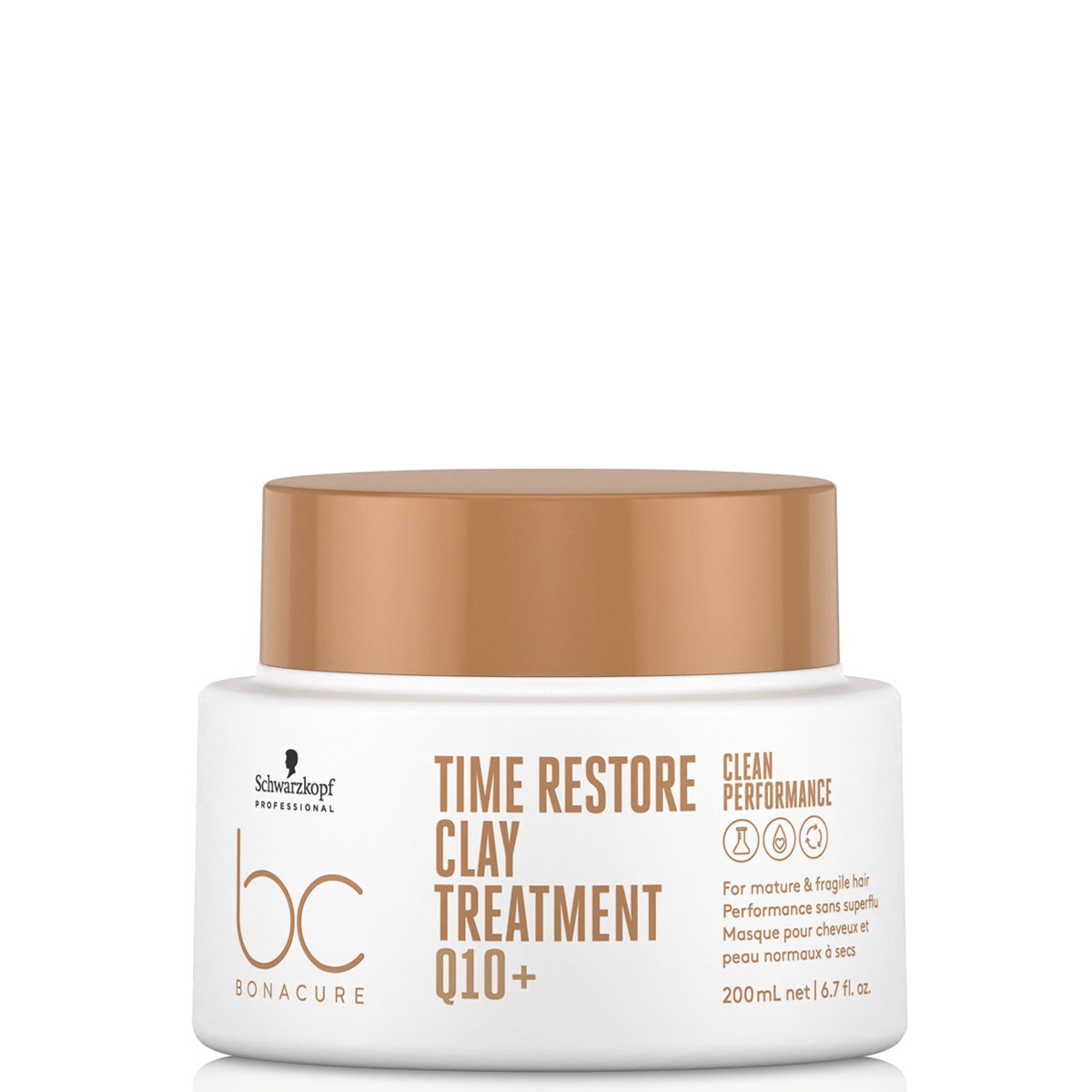 BC Bonacure Time Restore Clay Treatment Q10+, 200 ml - Hairsale.se