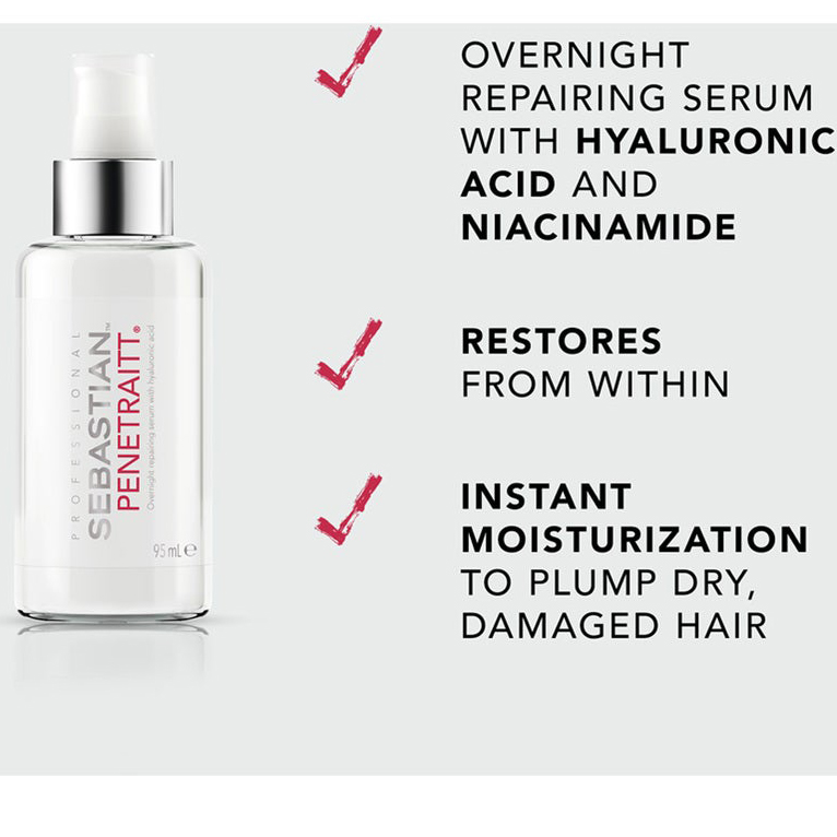 Sebastian Penetraitt Overnight Repairing Serum, 95 ml - Hairsale.se