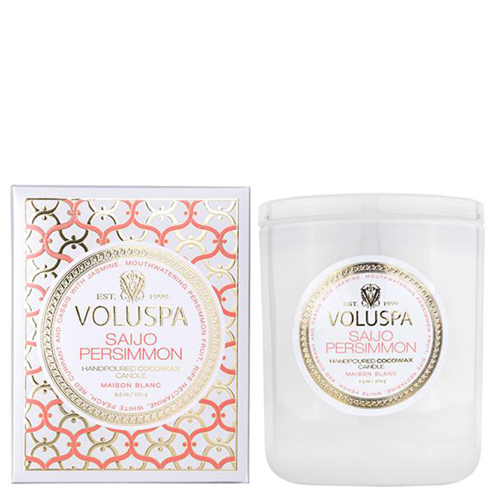 Voluspa Saijo Persimmon, Boxed Candle 60h - Hairsale.se