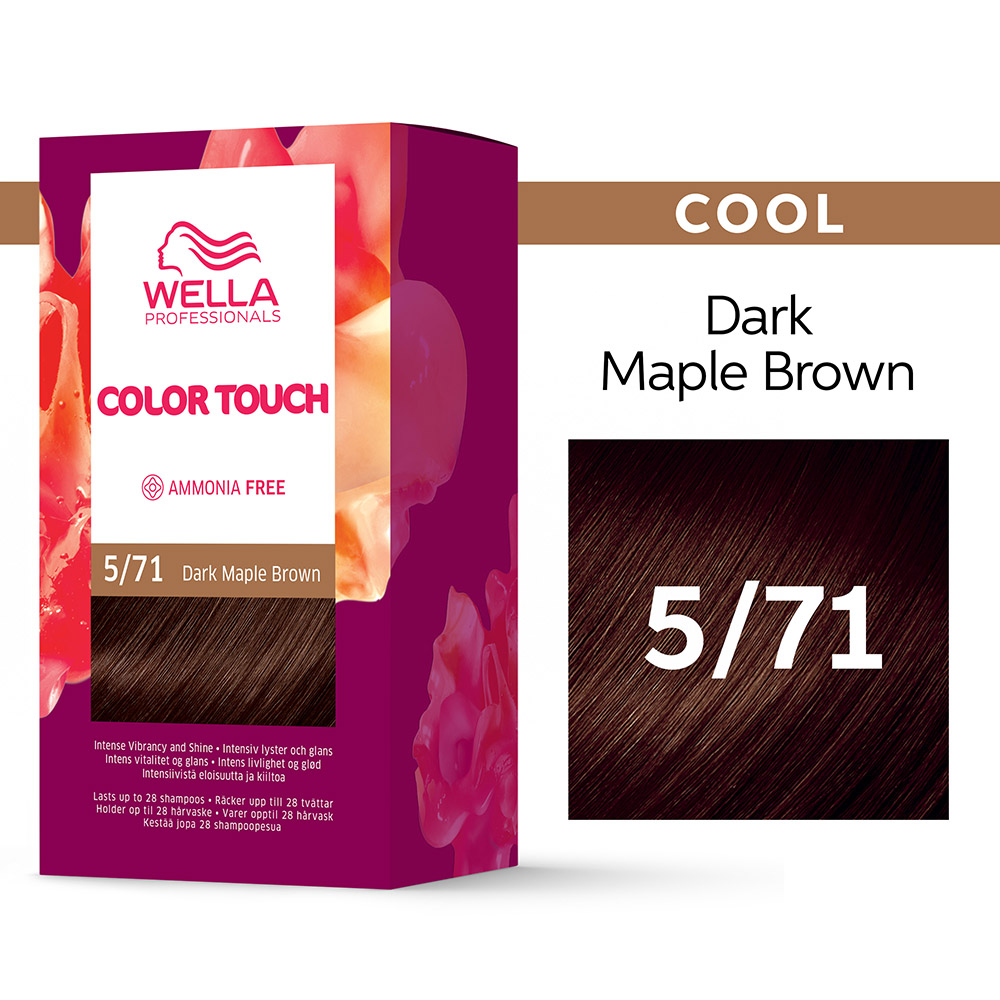 Wella Color Touch intensivtoning 5/71 Dark Maple Brown - Hairsale.se