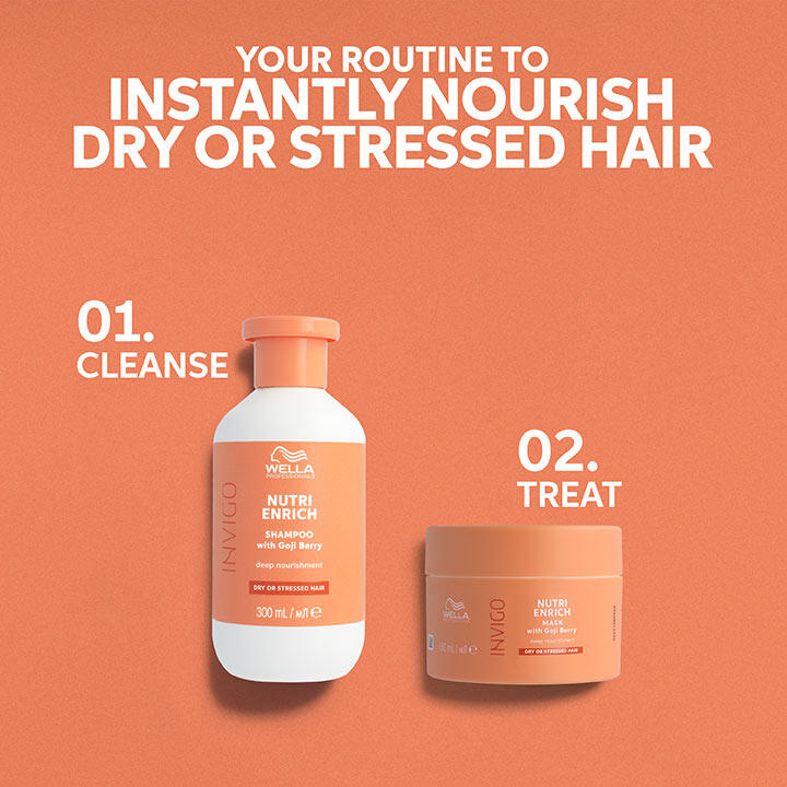 Wella Invigo Nutri-Enrich Shampoo Dry Hair, 300ml - Hairsale.se