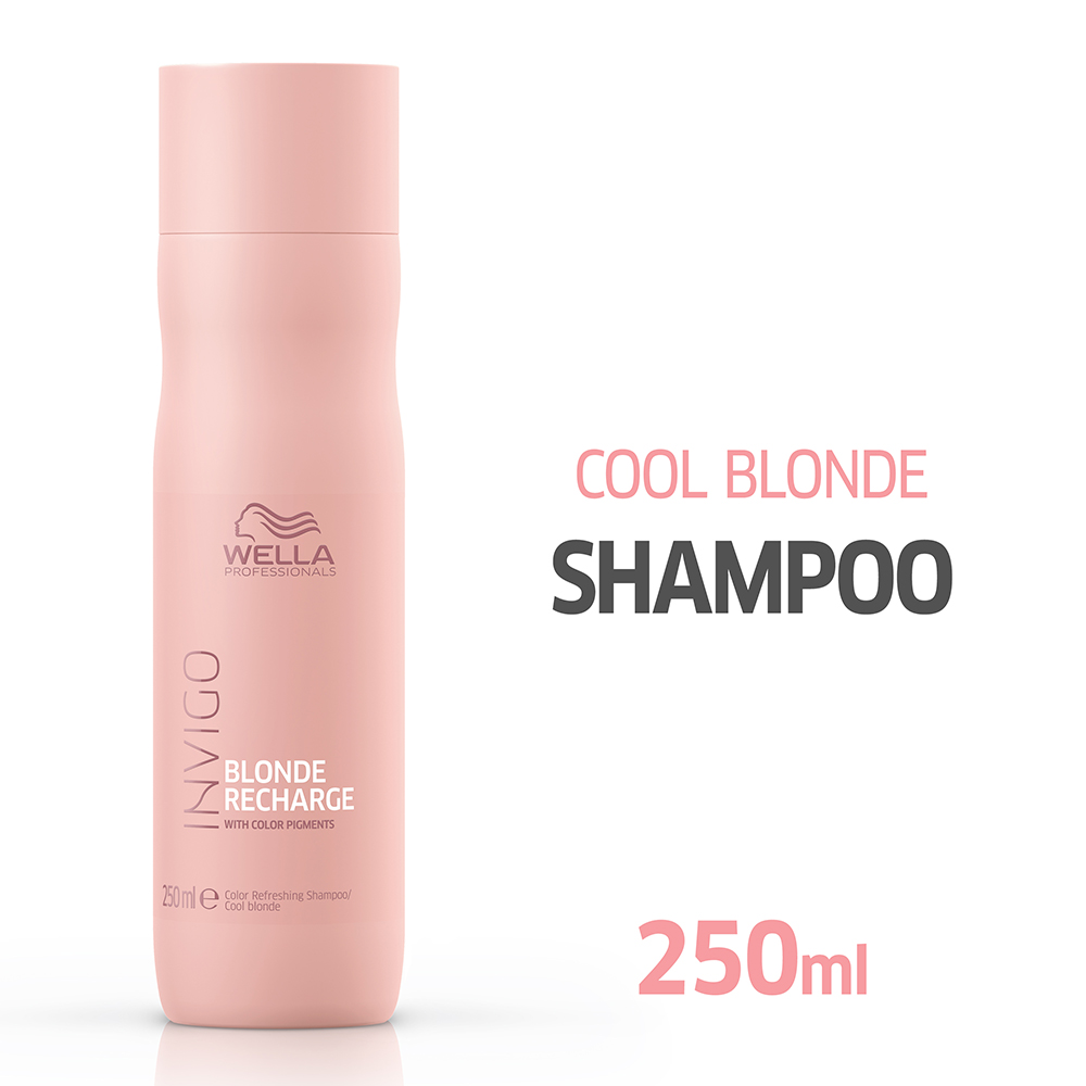 Wella Invigo Blonde Recharge Shampoo 250ml - Hairsale.se