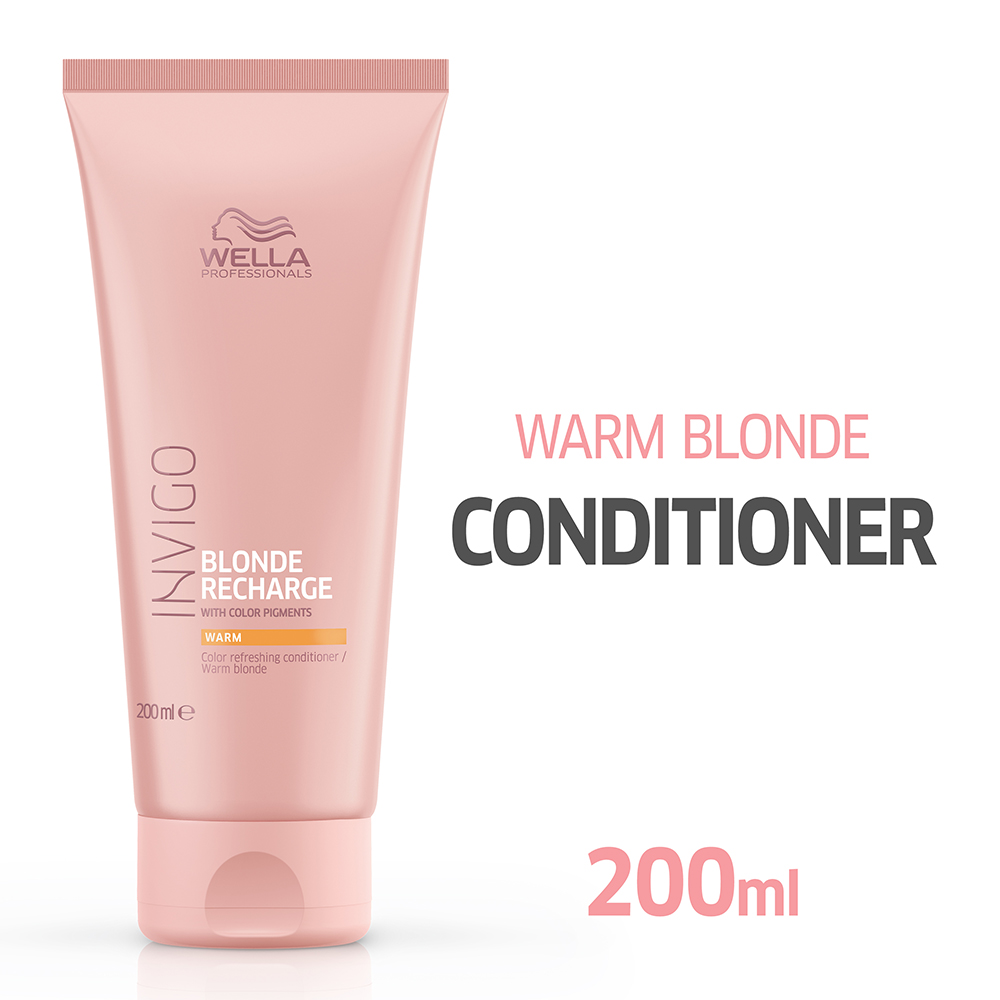 Wella Invigo Blonde Recharge Conditioner - Warm Blonde 200ml - Hairsale.se