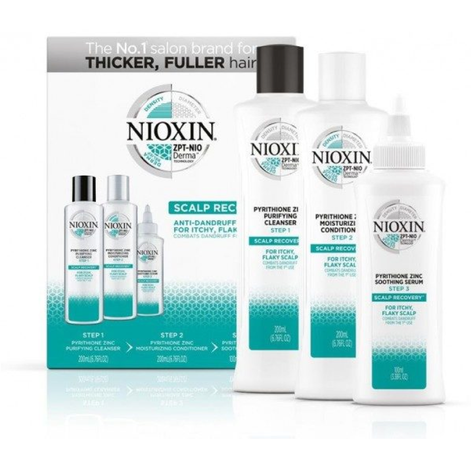 Nioxin Scalp Recovery Kit - 3 Produkter mot mjll - Hairsale.se
