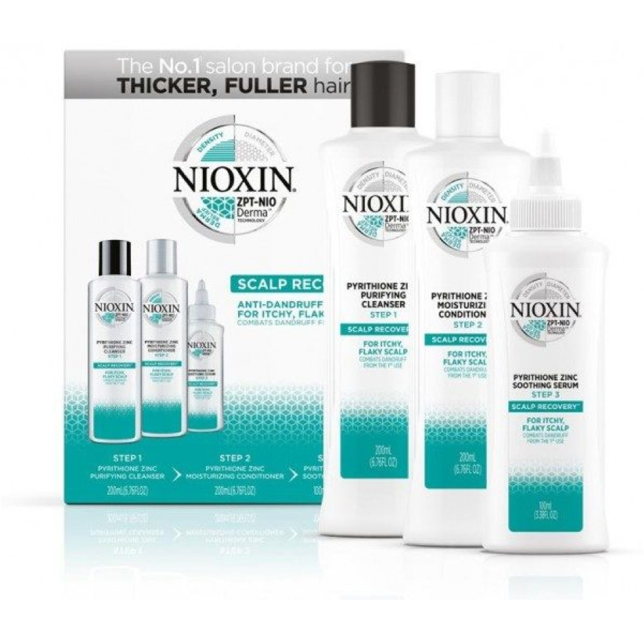 Nioxin Scalp Recovery Kit - 3 Produkter mot mjäll - Hairsale.se