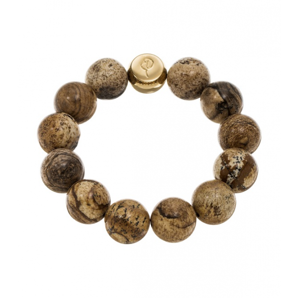 Edblad Rio Bracelet Large Picture Jasper - Hairsale.se