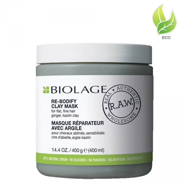 Matrix Biolage R.A.W. Uplift Re-Bodify Clay Mask 400ml - Hairsale.se