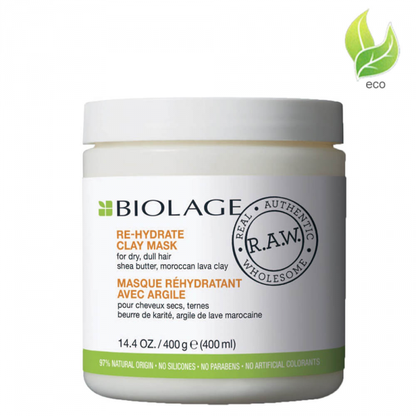 Matrix Biolage R.A.W. Nourish Re-Hydrate Clay Mask 400ml - Hairsale.se