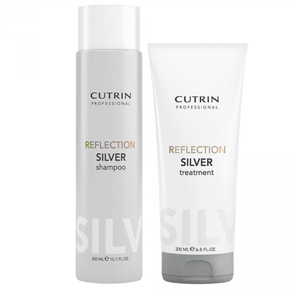 Cutrin Reflection Silver Shampoo + Treatment Duo - Hairsale.se