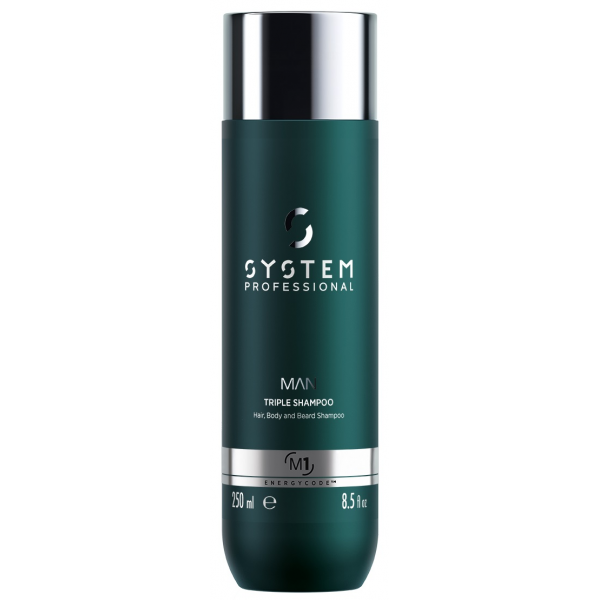 SYSTEM Man Triple Shampoo 250ml - Hairsale.se