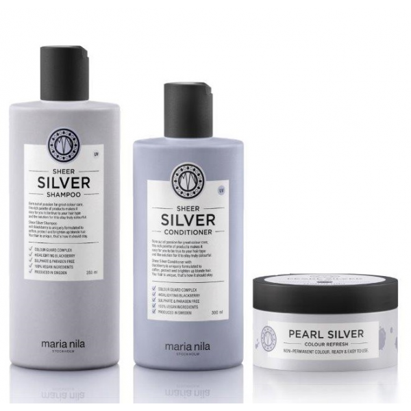 Maria Nila Sheer Silver Kit Maria Nila Sheer Silver Shampoo är ett ...