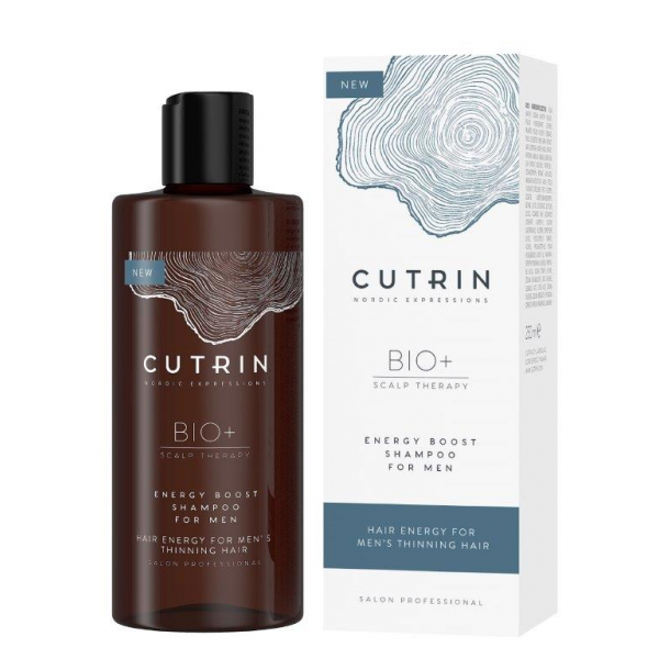 Cutrin Bio+ Energy Boost Shampoo for Men 250ml - Hairsale.se