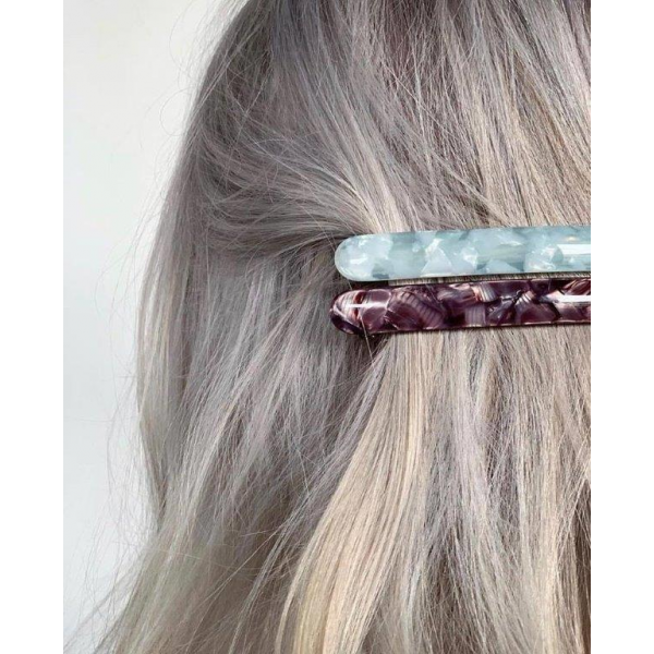 Pieces By Bonbon Emmelie Hairclip Light Blue - Hairsale.se