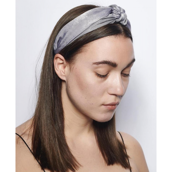 Pieces By Bonbon Victoria Headband Grey - Hairsale.se