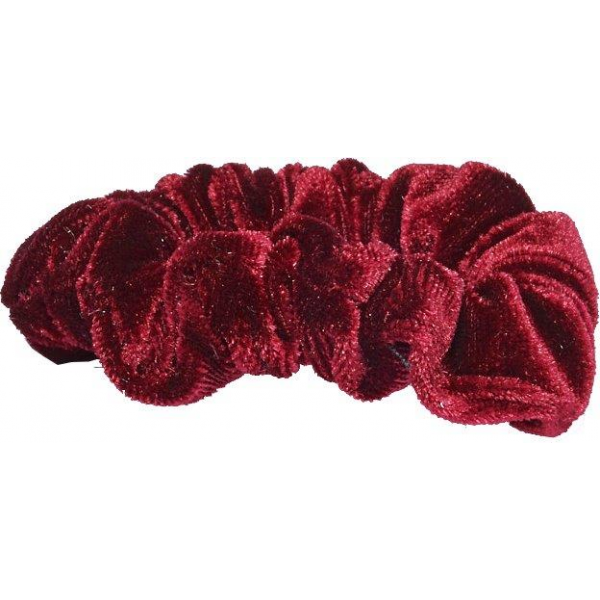 Pieces By Bonbon Märta Small Scrunchie Red - Hairsale.se