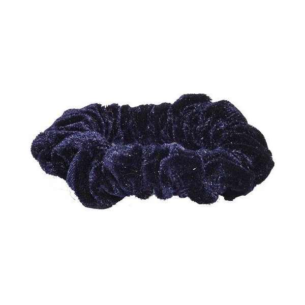 Pieces By Bonbon Mrta Small Scrunchie Dark Blue - Hairsale.se