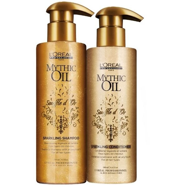 Loreal Mythic oil Souffle d´or Sparkling Schampo & Balsam - Hairsale.se