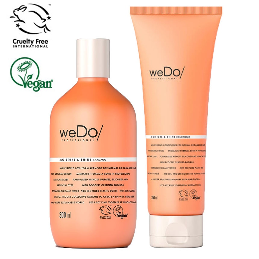 weDo Moisture & Shine Shampoo & Conditioner DUO - Hairsale.se